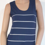 Μπλούζα αμάνικη  με παγιέτα LOZAN 012-1000