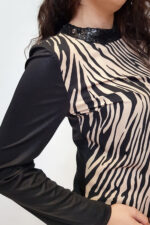 ΜΠΛΟΥΖΑ  ANIMAL PRINT GRAMA 7-32678 - Image 3