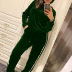 ΣΕΤ ΦΟΡΜΑ ΒΕΛΟΥΤΕ Open fashion κυππαρισί F279G