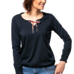 ΜΠΛΟΥΖΑ ΜΑΚΡΥMΑΝΙΚΙ ΜΕ ΛΑΣΤΙΧΟ ΣΤΟ ΤΕΛΕΙΩΜΑ HEAVY TOOLS S2S21281.NA