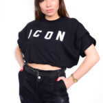 T-SHIRT ΜΕ ΤΥΠΩΜΑ ICON ON LINE 1313