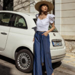 Παντελόνα τύπου jean open fashion CV109