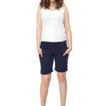 ΠΑΝΤΕΛΟΝΙ ΒΕΡΜΟΥΔΑ ΜΠΛΕ ΜΕ ΤΣΕΠΕΣ ΣΤΟ ΠΛΑΙ LOSAN 012-9654B