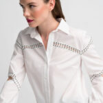 ΠΟΥΚΑΜΙΣΟ ΠΟΠΛΙΝΑ ΤΡΕΣΕΣ (Λευκό) 7-4579 emporio grama