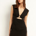 Μίνι φόρεμα cut out Toi&moi 50-5398-122