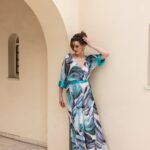 Μάξι φόρεμα γαλάζιο Open fashion GG612