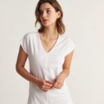 Μπλούζα ασύμμετρη V-neck attrattivo 9916058W