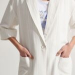 Σακάκι oversized ριγέ ALE 8916053