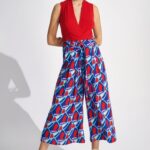 Ζιπ κιλότ εμπριμέ ALE 8916902