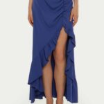 Ασύμμετρη φούστα με σούρα Toi&moi 10-3672-123