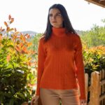 Μπλούζα πλεκτή ζιβάγκο Open fashion GM251