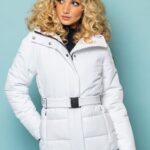 Μπουφάν κοντό λευκό HEAVY TOOLS NOPPA W23-160WH