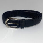 Ζώνη με μεταλλική αγκράφα μαύρη SG101