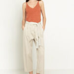 Ankle length παντελόνι με ζώνη Toi&moi 20-5232-124