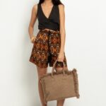 Σορτς με γεωμετρικό print Toi&moi 20-5072-124