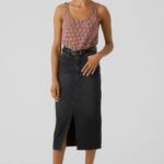 Τζιν Φούστα Black Vero moda 10295731B