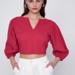 Τοπ με δέσιμο πίσω ALE 8918492-CORAL