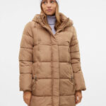Μπουφάν Nova 10311653M Μπεζ Regular Fit VERO MODA