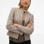 Γυναικείο Biker Jacket VMFAVODREAM COATED JACKET ENT Vero Moda 10321554