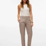 Γυναικείο παντελόνι VMNILA MW TAPERED PANT Vero Moda 10320940