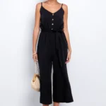 Crop ολόσωμη φόρμα με ζώνη Toi&moi 20-5611-125