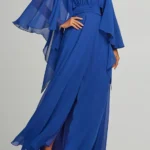Μάξι φόρεμα με ασυμμετρίες lynne 054-511010-61