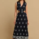 Φόρεμα cut out με κέντημα - Black attrattivo 9920992