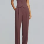 Ψηλόμεσο κρεπ παντελόνι lynne 154-512005-701