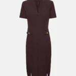 Pencil κοντομάνικο φόρεμα lynne 154-511025-316