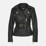 Μπουφάν perfecto σε δερμάτινη όψη lynne 054-517002-8038