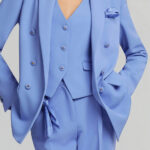 Σταυρωτό σακάκι με ποσέτ lynne 055-514002-603