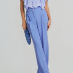 Παντελόνι με φουλάρι lynne 055-512003-603