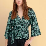 Τοπ κρουαζέ φλοράλ - Πράσινο attrattivo 9923015